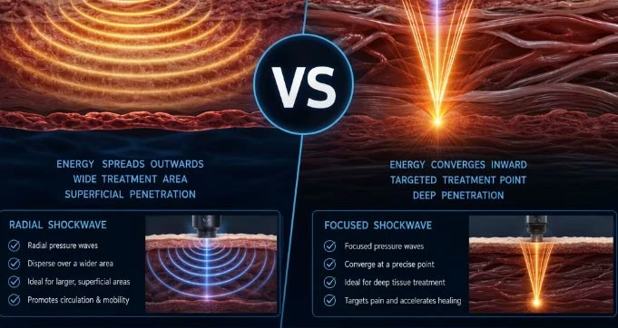 radial vs focused shockwave radial vs focused shockwave